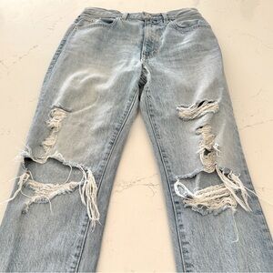 SLVRLAKE Roxy Jeans Straight Leg “Mind Made Up” Size 0